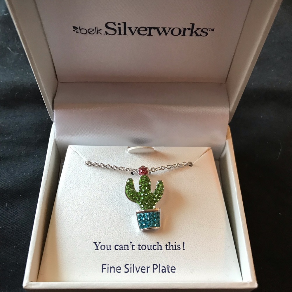 Belk Silverworks Cactus Necklace